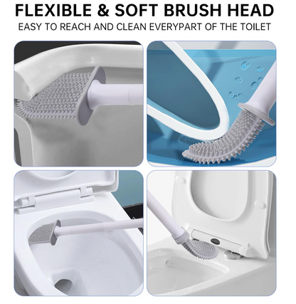 Silicone Toilet Brush with Holder