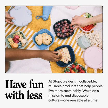 STOJO - Silicone Collapsible lunchbox