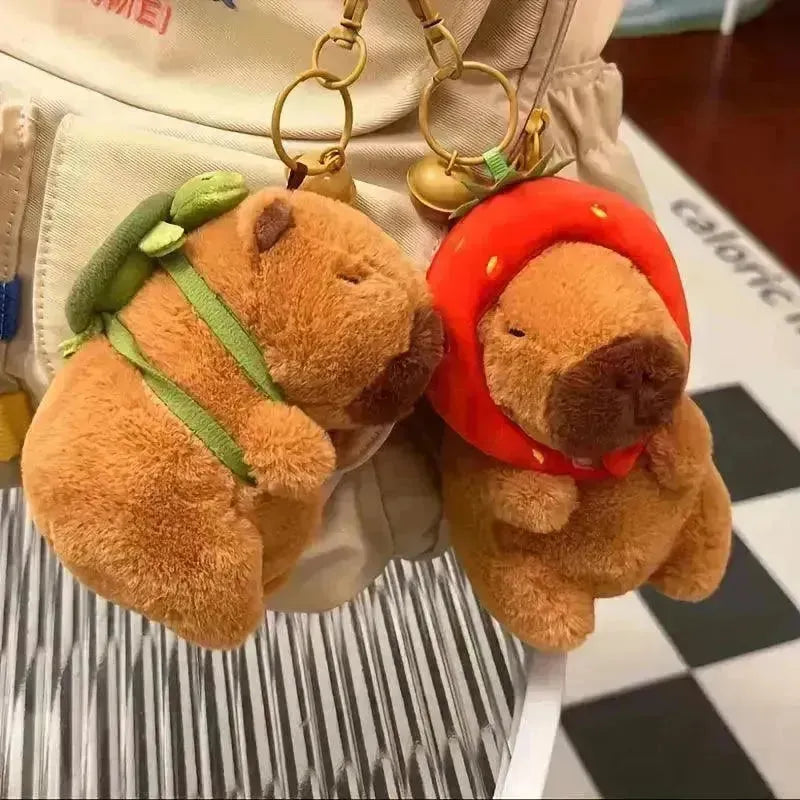 PupTales™  Capybara Plush Keychain Toy