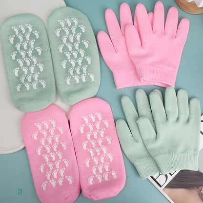 Natural Oil Vitamin E Gel Reusable SPA Gel Socks