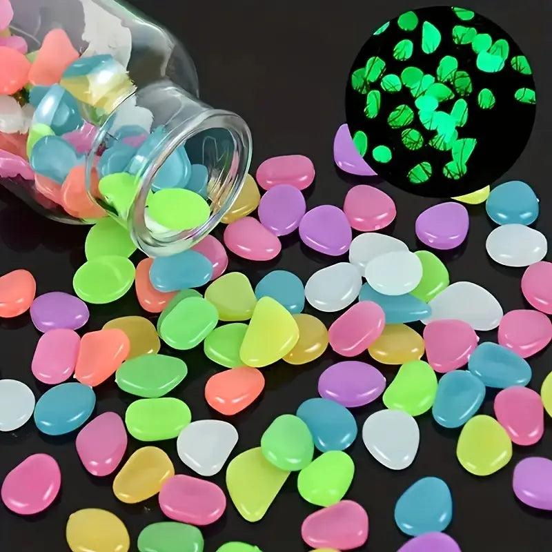Glow In Dark Garden Rocks