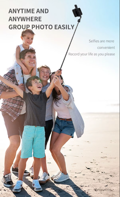 3 in 1 Extendable Selfie Stick Tripod With Remote