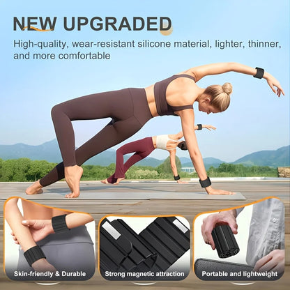 Magnetic Silicone Wrist and Ankle Weights Band