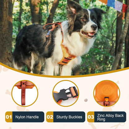 Retractable Reflective Dog Harness