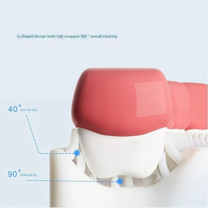 U Shaped Soft Toothbrush For Kids (Pack of 3)