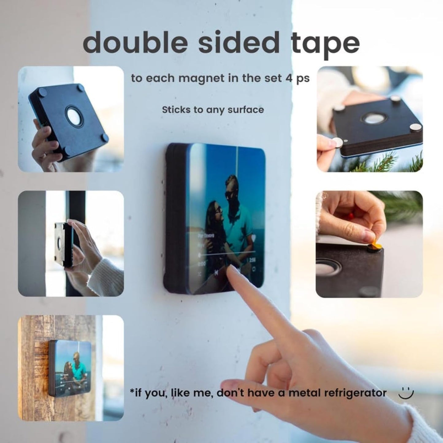 Acrylic Personalized Fridge Magnet Music Album Cover
