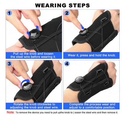 Adjustable Wrist Brace Support (Pack of 2) | Left & Right Hand