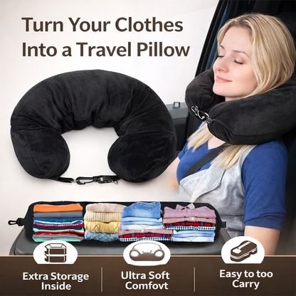 Stuffable Neck Pillow For Travel