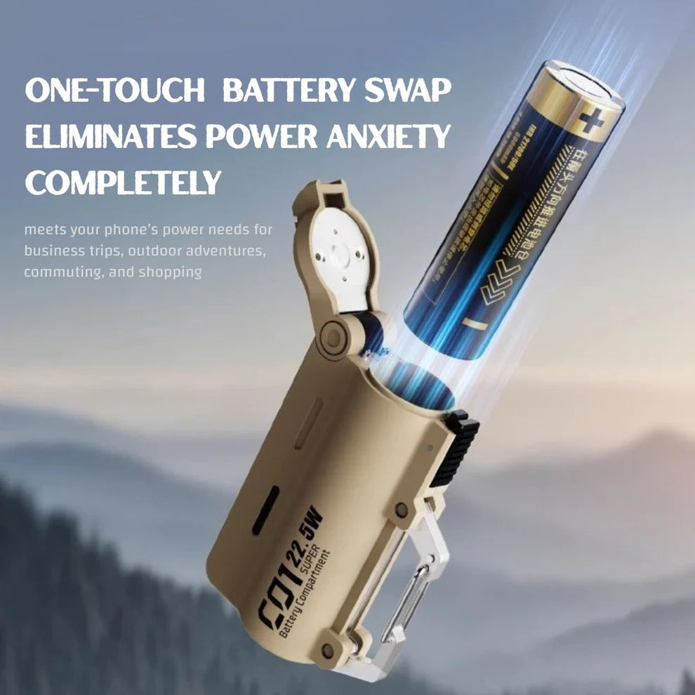Fast Charging Carabiner Clip Power Bank