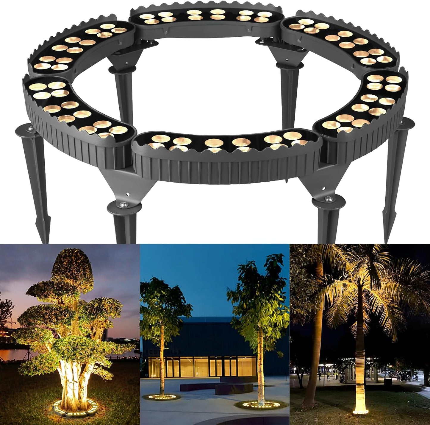 Outdoor Ring Tree Light