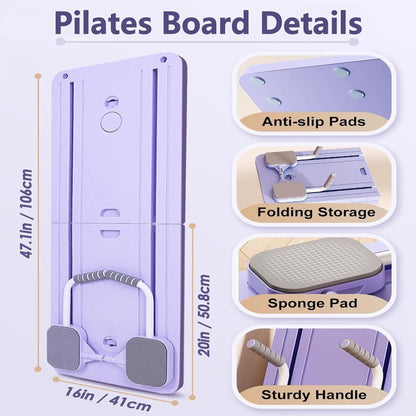 Multifunction & Foldable Pilates Platform With Timer