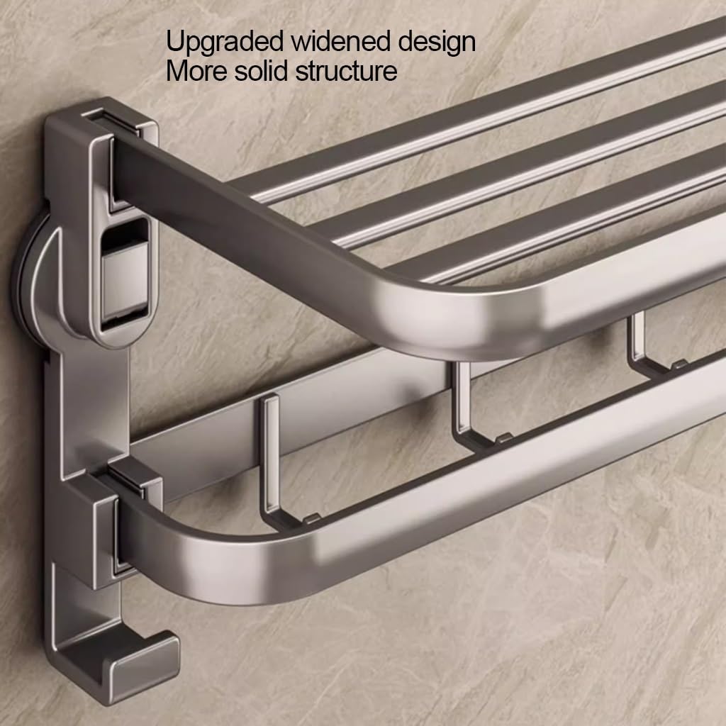 Wall Mounted Foldable Towel Rack