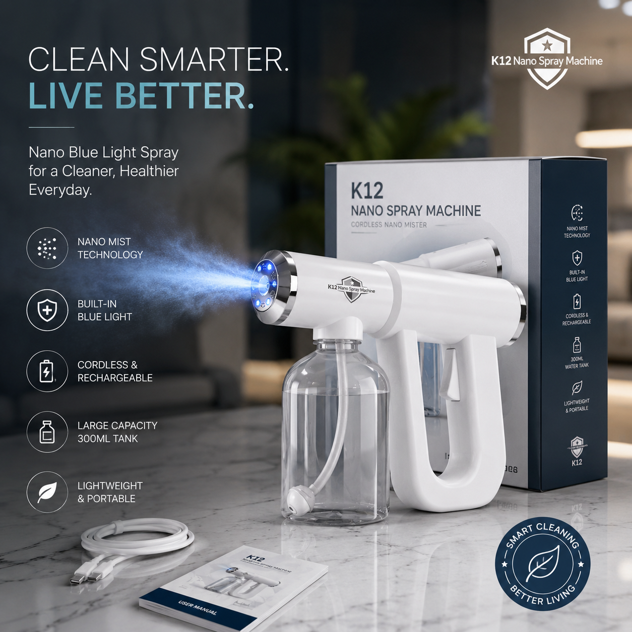 Rechargeable Nano Mist Sprayer Sanitizer