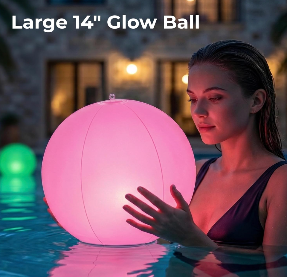 Solar powered 16 Colour Changing Beach Floating Light
