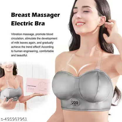 Rechargeable Breast Enhancement Vibrating Massager Bra