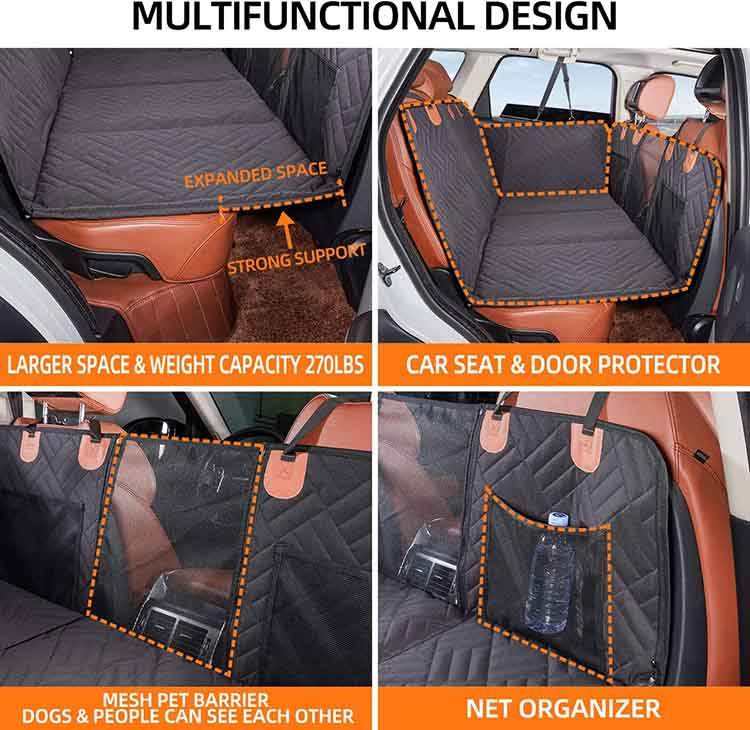 Breathable Backseat Car Seat Cover for Pets