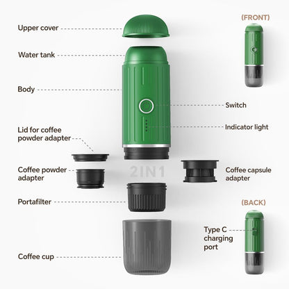 Portable Espresso Electric Coffee Maker