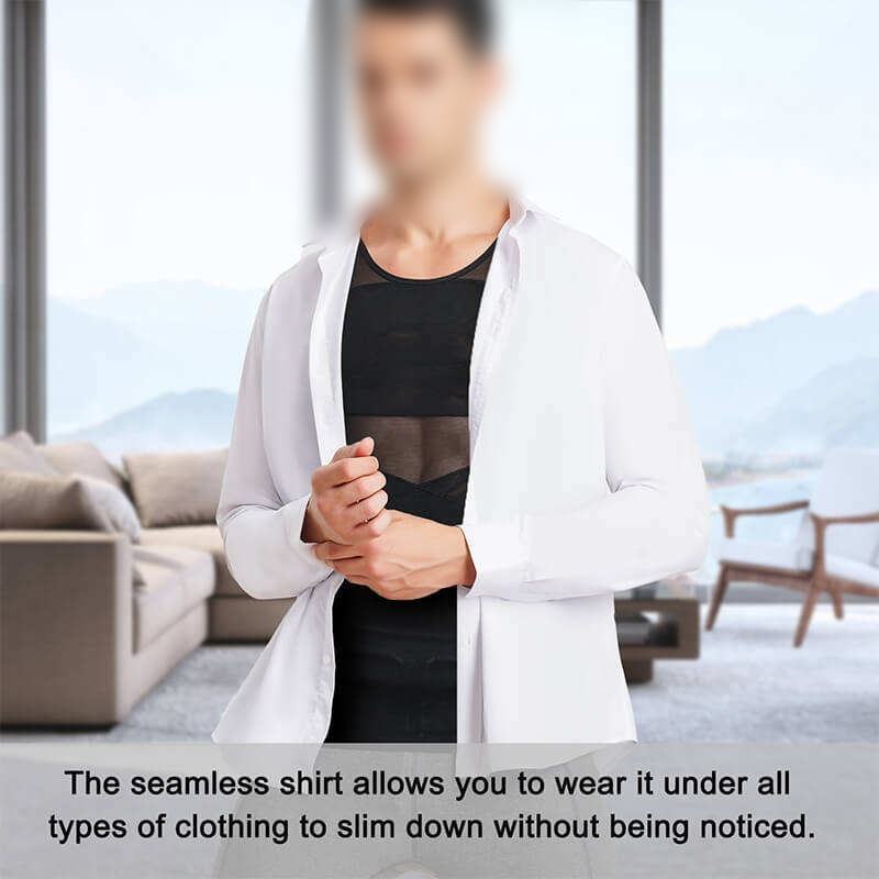 Bodysuit Compression Undershirt Vest For Loose Belly