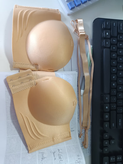 Women's Non-Slip Front Closure Strapless Bra