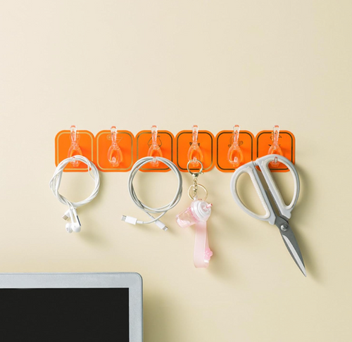 6 In 1 Self-Adhesive Strong Loading Bearing Hanging Hook