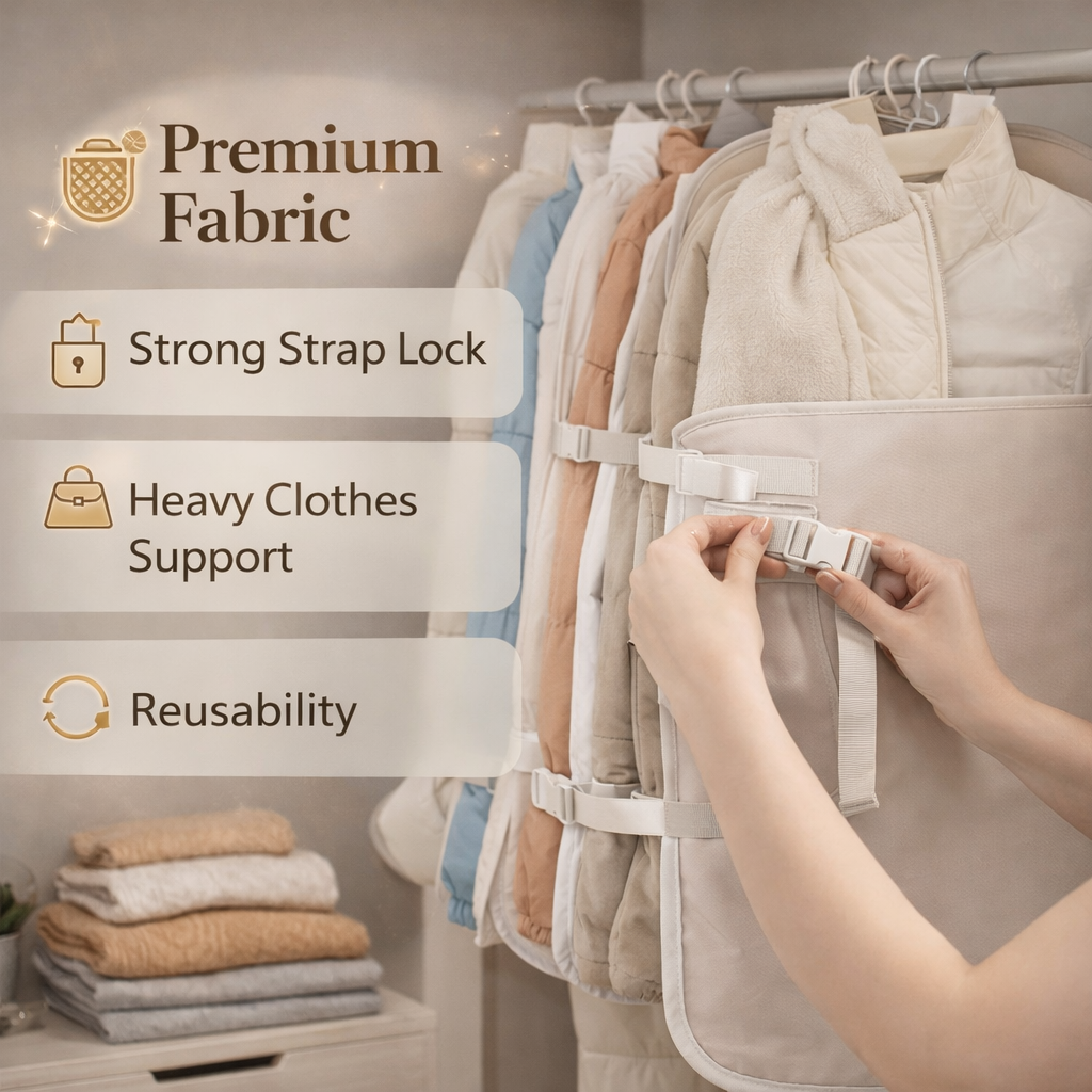 Hanging Wardrobe Space Saver Organizer