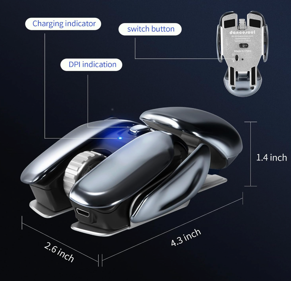 Inphic PX2 Metal Wireless Office & Gaming Mouse