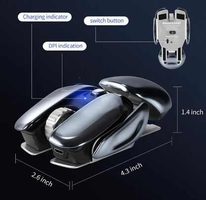 Inphic PX2 Metal Wireless Office & Gaming Mouse