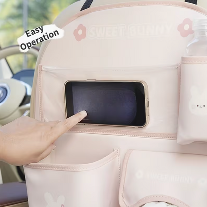 Car Back Seat Organizer with Detachable Tray