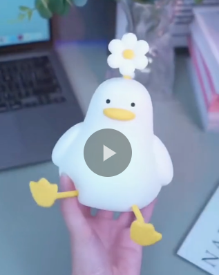 Flower Duck Night Light for Kids