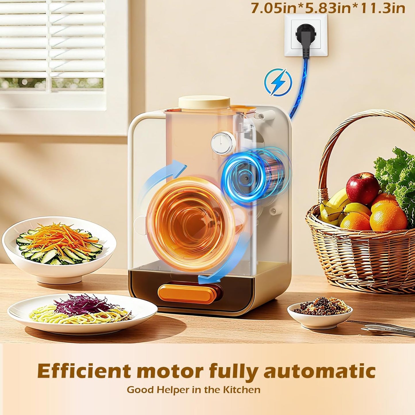 5-in-1 Automatic Electric Vegetable Cutter