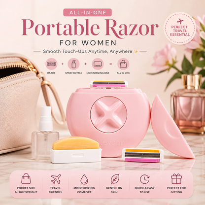 3-in-1 Women's Travel Hair Removal Device