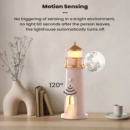 Lighthouse Projection Lamp With Bluetooth Speaker