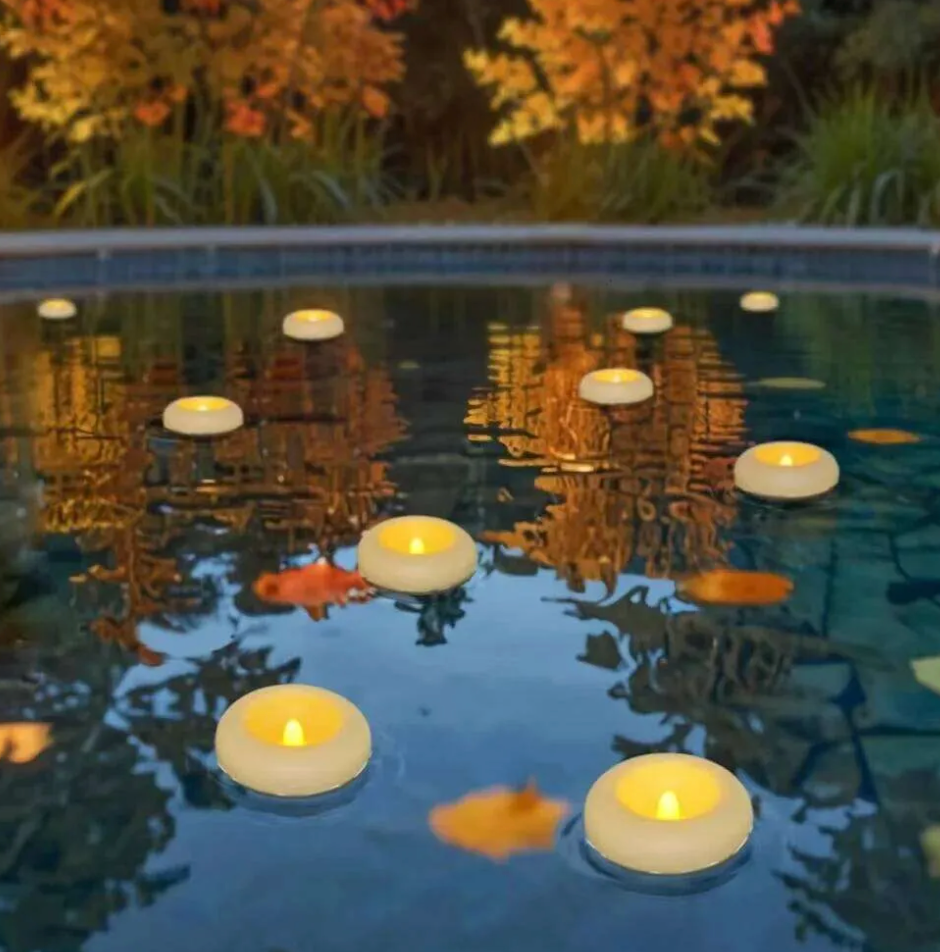Floating LED Electronic Candle Light (Pack of 6)