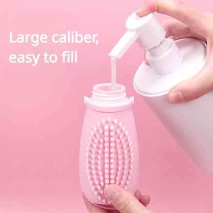 Refill Container Silicone Bottles With Brush (Pack Of 4)