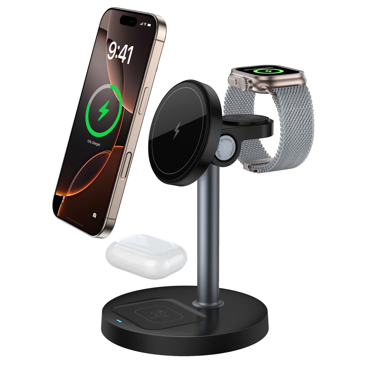 4 in 1 Wireless Magnetic Charger Stand