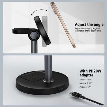 4 in 1 Wireless Magnetic Charger Stand