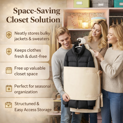 Hanging Wardrobe Space Saver Organizer