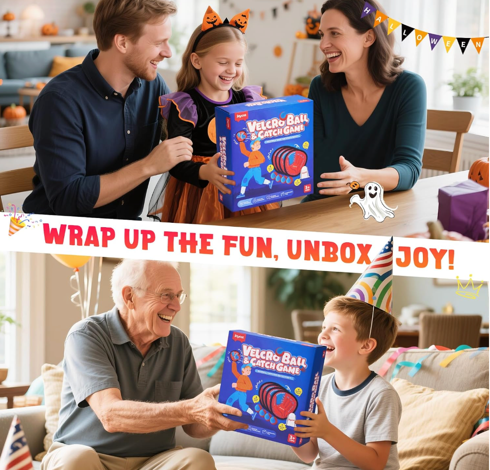 Baseball Glove And Toss-And-Catch Toy