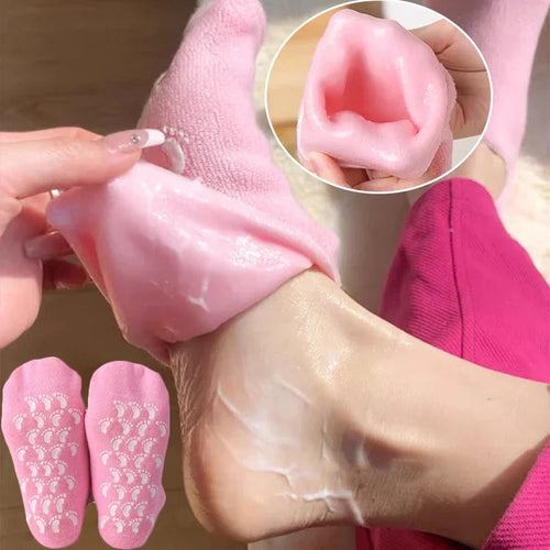Natural Oil Vitamin E Gel Reusable SPA Gel Socks