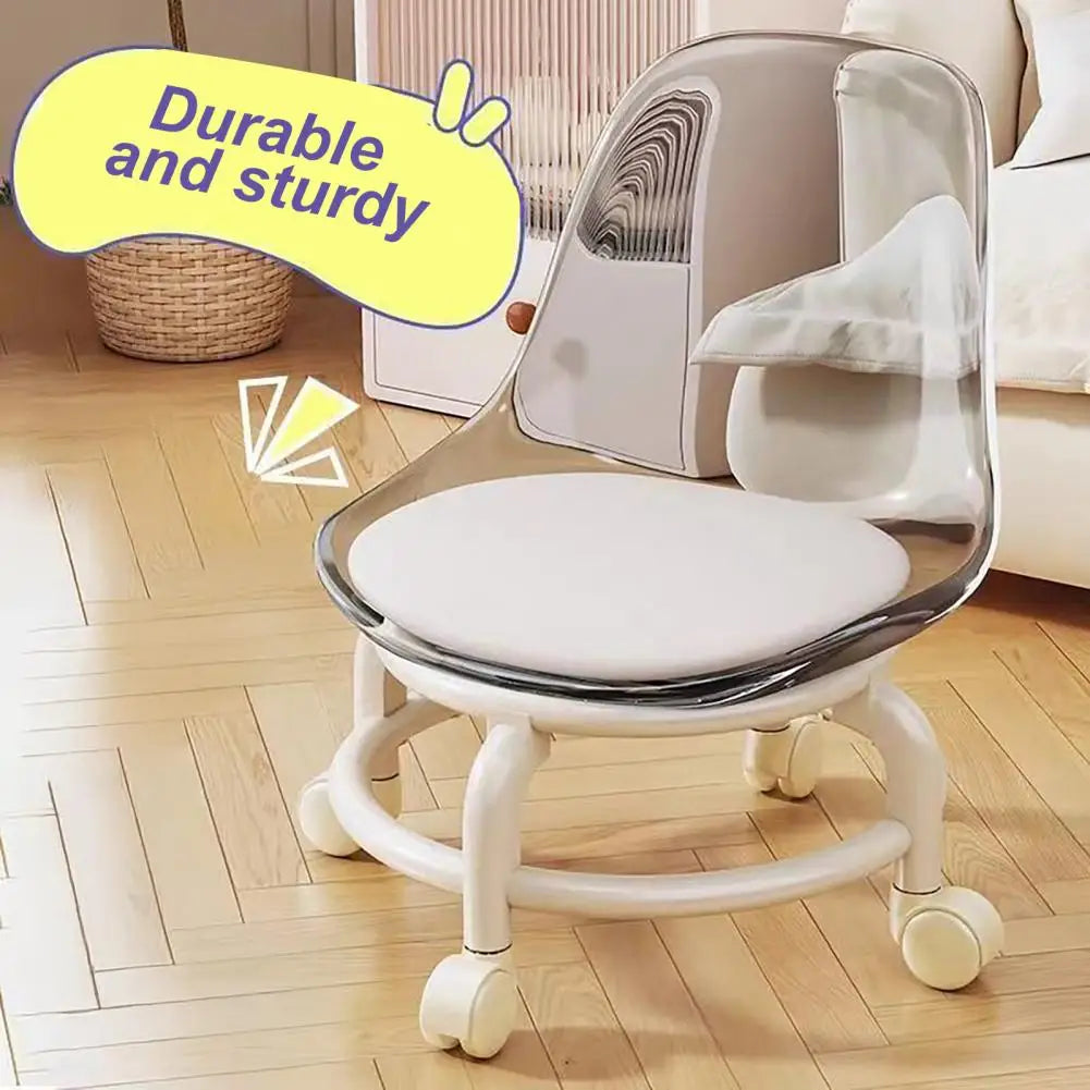 Acrylic 360° Rotating Mini Chair