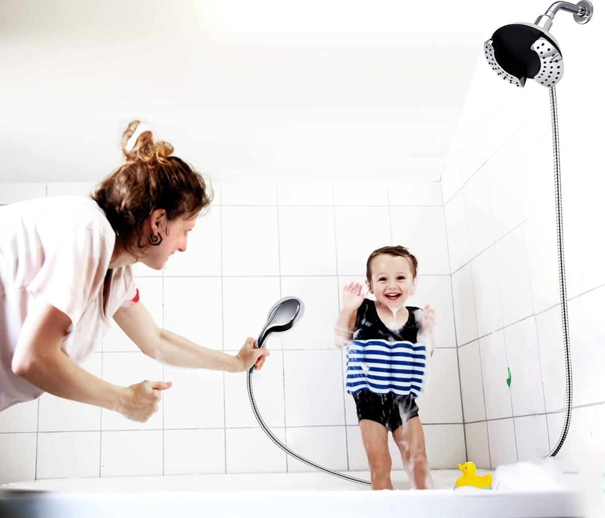 2 In 1 Magnetic & Rotatable Shower Head