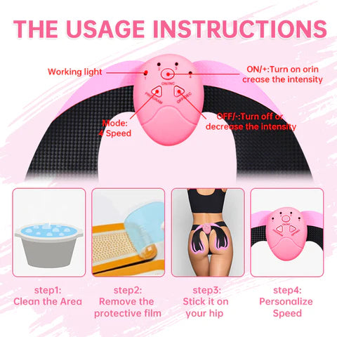 Smart EMS Hip & Glute Trainer Device