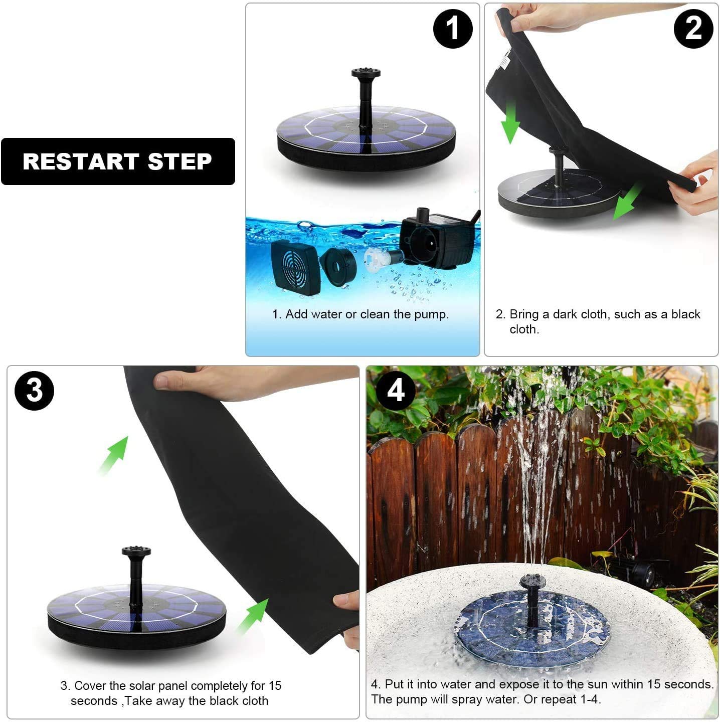 Mini Solar Water Fountain Pump