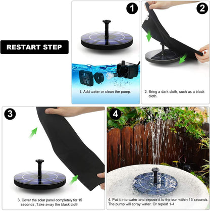 Mini Solar Water Fountain Pump