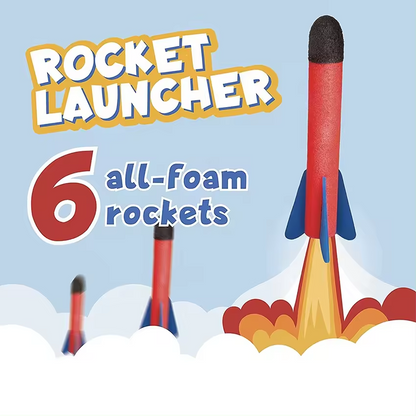 DIY Rocket Launcher Toy (6 Rockets)