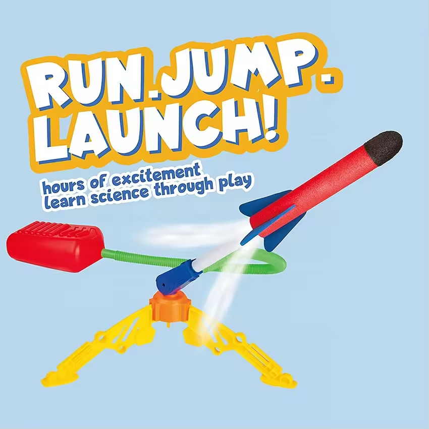 DIY Rocket Launcher Toy (6 Rockets)