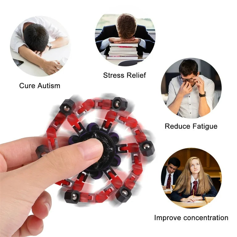 Transformable Fidget Spinners for Kids & Adults