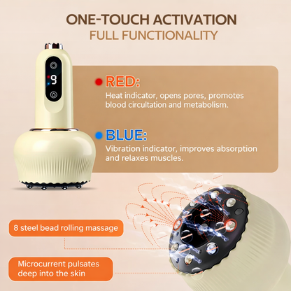 Electric Multifunction Vacuum Cupping Guasha Massager