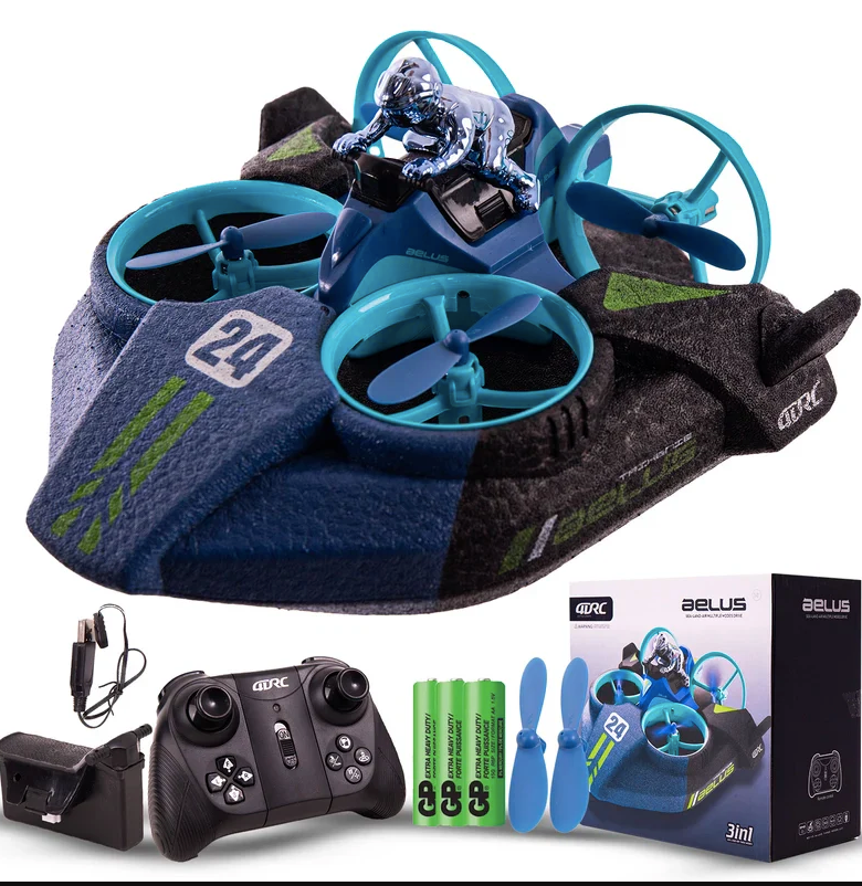 3-in-1 Remote Control Hovercraft Boat | Car | Plane with Multiple Modes