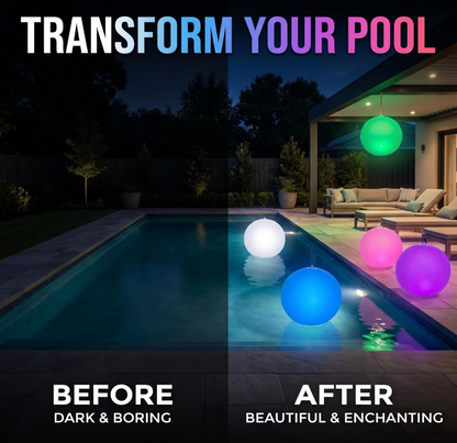 Solar powered 16 Colour Changing Beach Floating Light